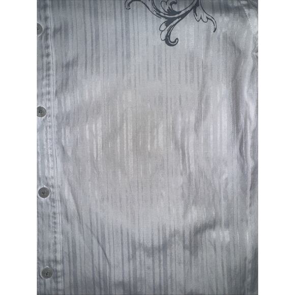 Level Ten Men’s Embroidered Western Button Down Shirt White Large 20x27 Cowboy - Picture 3 of 6